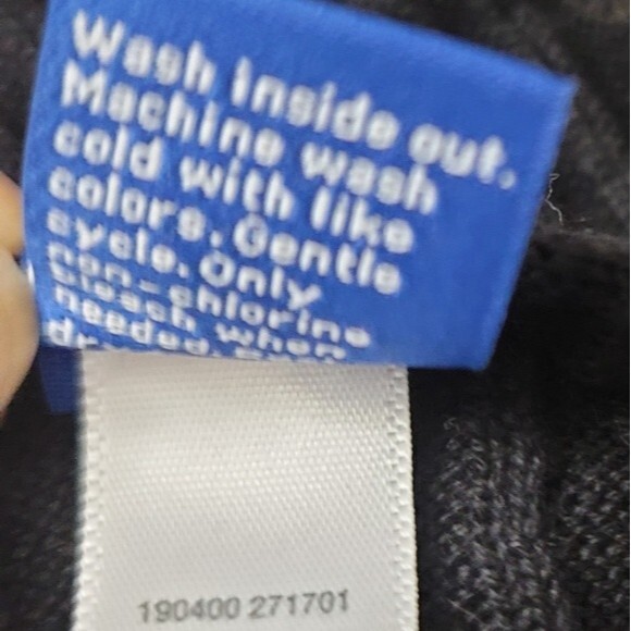 Apt. 9 Ribbed Tunic Black Sweater Dress Balloon Long Sleeves Size Medium - Picture 5 of 6